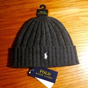 (DARK GRAY)POLO RALPH LAUREN WINTER HAT